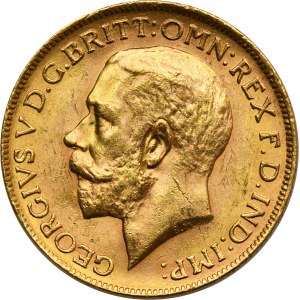 Austrálie, George V, 1 Sovereign Perth 1919 P