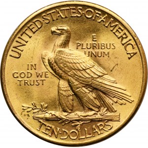 USA, 10 dolarů Philadelphia 1932 - Indiánská hlava