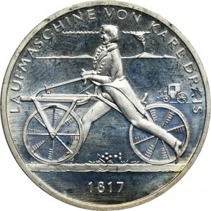 Germany, 20 Euro Karlsruhe 2017 G - 200th Anniversary, Karl Drais, Creator of the Bicycle