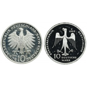 Súprava, Nemecko, SRN, 10 mariek (2 ks)