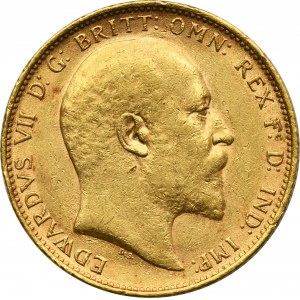 Australia, Edward VII, 1 Sovereign Melbourne 1905 M