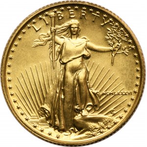 USA, 10 Dollars Philadephia 1986 - Eagle