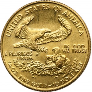USA, 10 dolarů Philadelphia 1986 - Orel