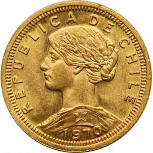 Chile, Republic, 100 Pesos Santiago 1970