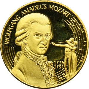Austria, 100 Ecu 1996 - Wolfgang Amadeus Mozart