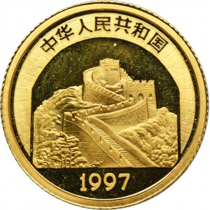 Čína, 10 Yuan 1997 - Čingischán