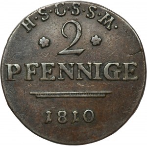 Duchy of Saxe-Coburg-Saalfeld, Ernst, 2 Pfennig Saaldeld 1810