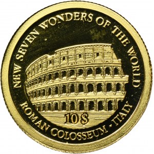 Salomon Island, Elizabeth II, 10 Dollars 2007 - Roman Colosseum