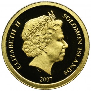 Šalamúnove ostrovy, Alžbeta II, 10 USD 2007 - Veľký čínsky múr