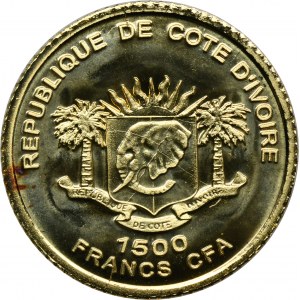 Ivory Coast, 1.500 Francs CFA 2007 - Taj Mahal