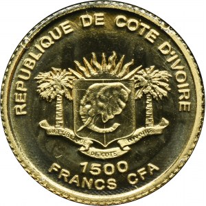 Pobřeží slonoviny, 1 500 CFA franků 2007 - Chichén Itzá