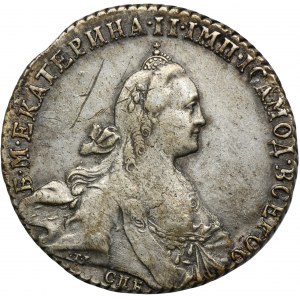 Rusko, Kateřina II, rubl Petrohrad 1771 СПБ ЯЧ
