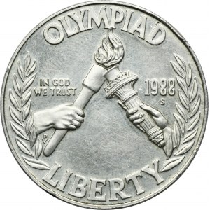 USA, 1 dolar San Francisco 1988 S - XXIV. olympijské hry, Soul 1988