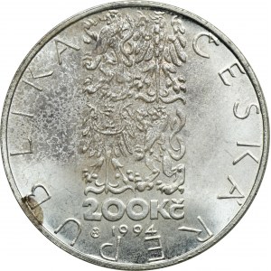 Česká republika, 200 korún Kremnica 1994 - 125. výročie brnenských električiek
