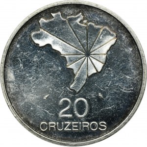 Brazília, 20 Cruzeiros Paríž 1972 - 150. výročie nezávislosti Brazílie