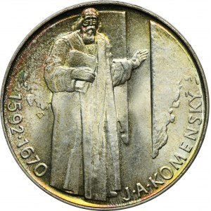 Československo, 500 korún Kremnica 1992 - Jan Ámos Komenský