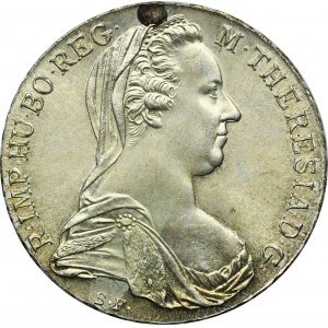 Rakúsko, Mária Terézia, Thaler Viedeň 1780 SF - NEW BIT