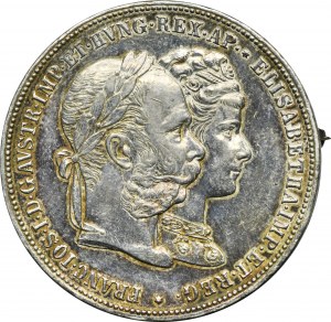 Austria, Franciszek Józef I, 2 Guldeny Wiedeń 1879
