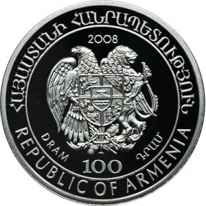 Armenia, 100 Dram Warsaw 2008 - Phrynocephalus