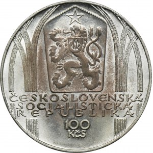 Czechoslovakia, 100 Korun Kremnitz 1980 - Petr Parléř