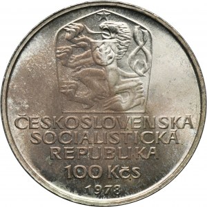 Československo, 100 korún Kremnica 1978 - Kráľ Karol IV.