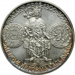 Czech Republic, 200 Korun Jablonec nad Nisou 2000 - Currency Reform of Wenceslaus II