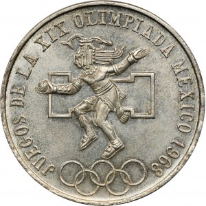 Mexico, Republic, 25 Pesos Mezico 1968 - 19th Olympic Games