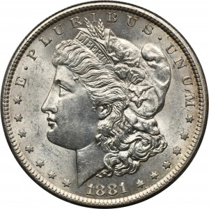 USA, 1 dolár San Francisco 1881 - Morgan