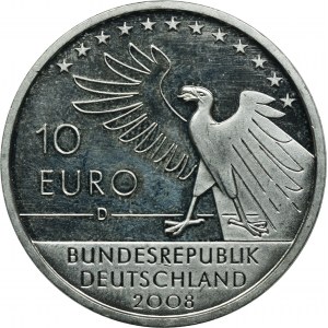 Nemecko, 10 Euro Mníchov 2008 D - 200. výročie narodenia Carla Spitzwega