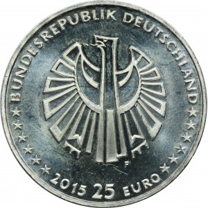 Germany, 25 Euro Karlsruhe 2015 G - 25 Years of German Reunification