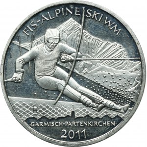 Nemecko, 10 Euro 2010 - Majstrovstvá sveta v alpskom lyžovaní