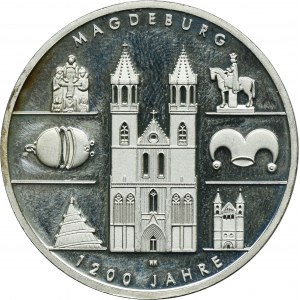 Nemecko, 10 Euro Berlín 2005 A - 1200 rokov Magdeburgu