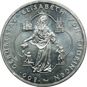 Nemecko, 10 Euro Berlín 2007 A - 800. výročie narodenia Alžbety Durínskej
