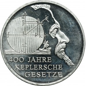 Germany, 10 Euro Stuttgart 2009 F - 400th Anniversary of Kepler's Law