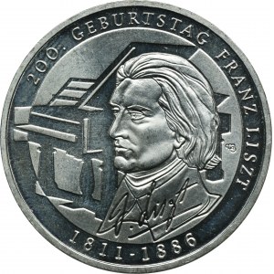 Nemecko, 10 Euro Karlsruhe 2011 G - 200. výročie narodenia Franza Liszta