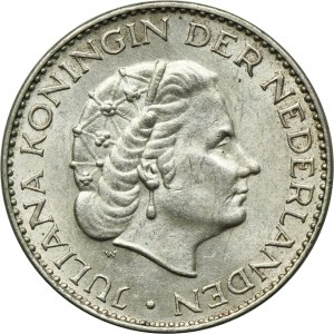 Holandsko, Juliana, 1 Gulden Utrecht 1957