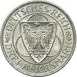 Německo, Výmarská republika, 3 marky Berlín 1930 A