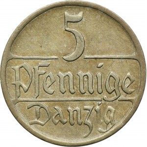 Freie Stadt Danzig, 5 fenig 1928