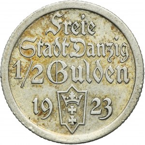 Free City of Danzig, 1/2 gulden 1923