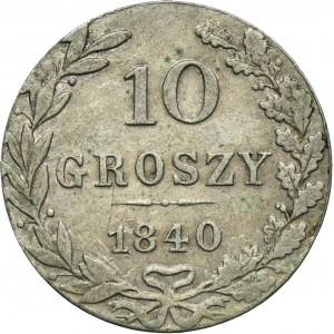 10 groschen Warsaw 1840 MW