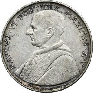 Papal States, Vatican, Paul VI, 500 Lire 1967