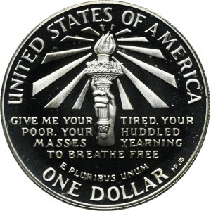 USA, 1 dolár San Francisco 1986 S - Ellis Island