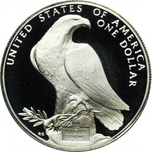 USA, 1 San Francisco dolar 1984 S - XXIII. letní olympijské hry