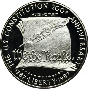 USA, 1 Dollar San Francisco 1987 S - 200th Anniversary of the Constitution