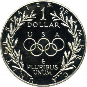 USA, 1 San Francisco dolar 1988 S - Olympijské hry v Soulu