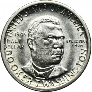 USA, 1/2 Dollar Philadelphia 1946 - Booker Taliferro Washington