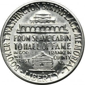 USA, 1/2 dolaru Philadelphia 1946 - Booker Taliferro Washington