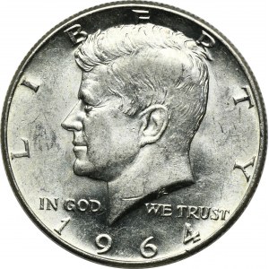 USA, 1/2 dolaru Philadelphia 1964 - Kennedy