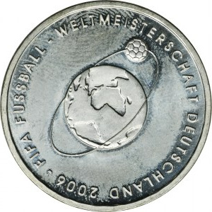 Germany, 10 Euro Karlsruhe 2004 - Football World Cup Germany 2006