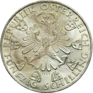 Austria, Second Republic, 50 Schillings Wien 1959 - Tyrolean Freedom